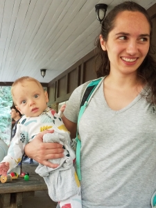 Baby and mama at Student Party 2021