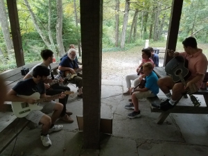 students group playing at Student Party 2021