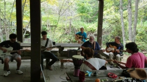 Group jam at Student Party 2021