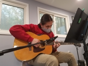 Liam, practicing student