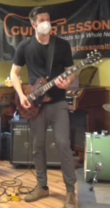 Chad, playing at Student Recital Summer 2022