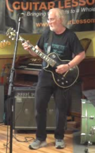 Dan, playing at Student Recital Summer 2022