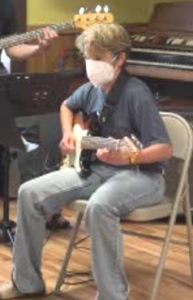 Hilary, playing at Student Recital Summer 2022