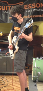 Taylor, playing at Student Recital Summer 2022