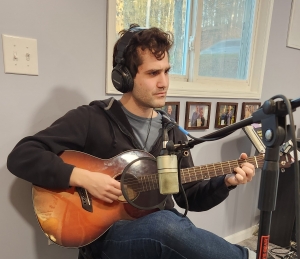 Christopher recording Student Album V