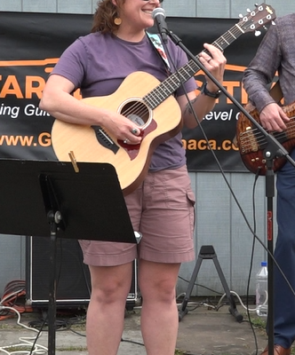 Heather performing at Student Concert 2023