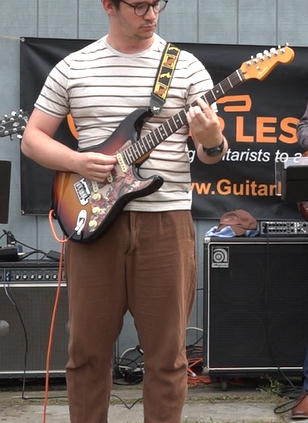 Joe performing at Student Concert 2023