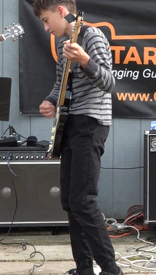 Kai performing at Student Concert 2023