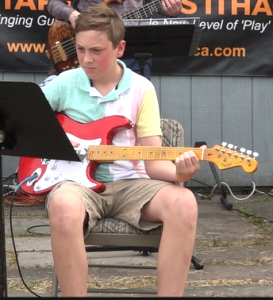 Ricky performing at Student Concert 2023