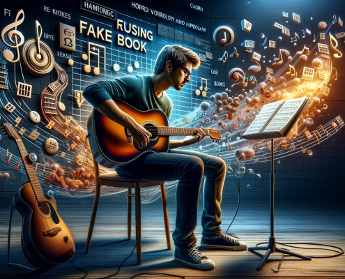 guitarist-sitting-with-a-guitar-in-hand-intently