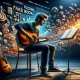 guitarist-sitting-with-a-guitar-in-hand-intently