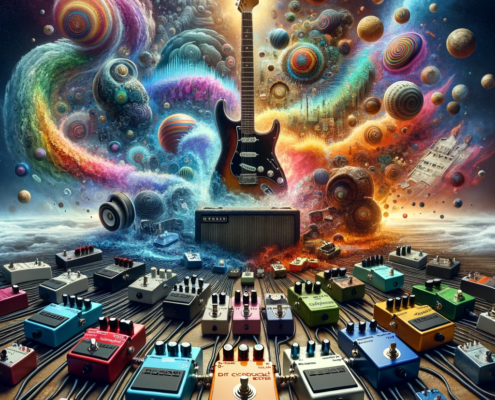 Guitar effects pedals