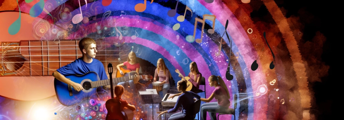 creative expression on guitar