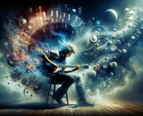 keep the form while soloing on guitar