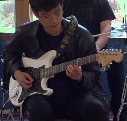 Phan at Guitar Lessons Ithaca Student Concert 2024