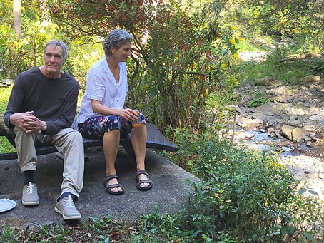 Art & Joanna at student party 2024