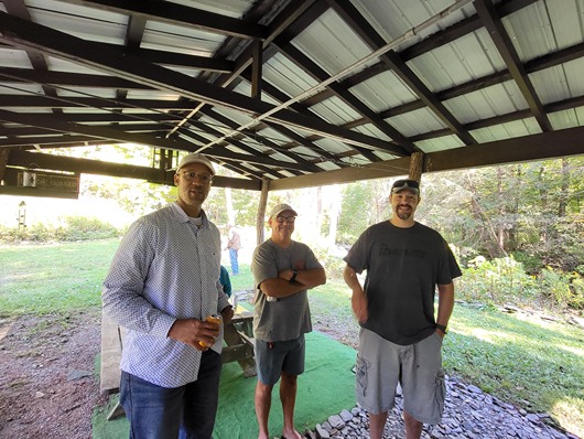 Tyrell, Tony & Patrick at student party 2024