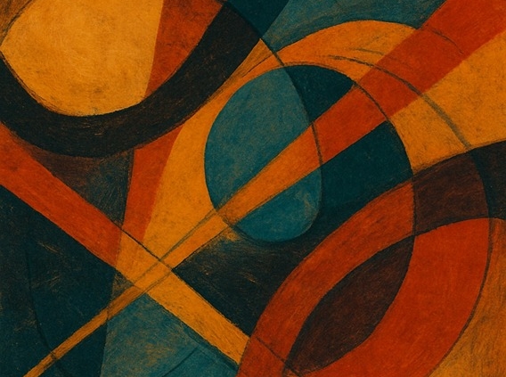 an abstract drawing of developing rhythmic coordination