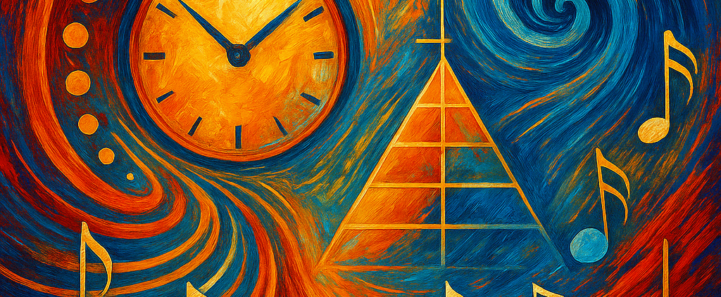 abstract drawing of indian rhythm