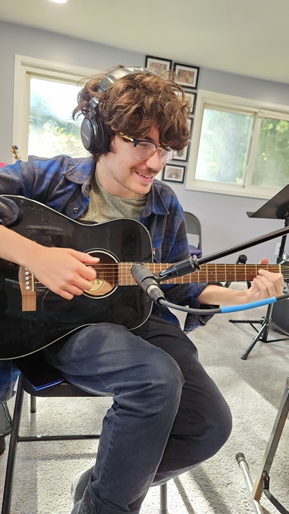 Nick Brattoli recording for Guitar Lesson Myrtle Beach Student Album Volume 8