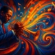 trumpet player performing