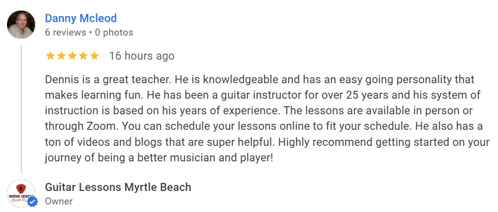 review from a student named Danny