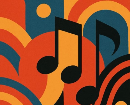abstract drawing on teaching rhythm
