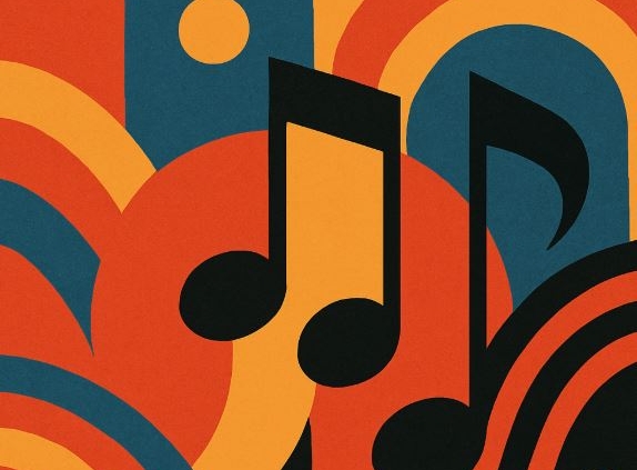 abstract drawing on teaching rhythm
